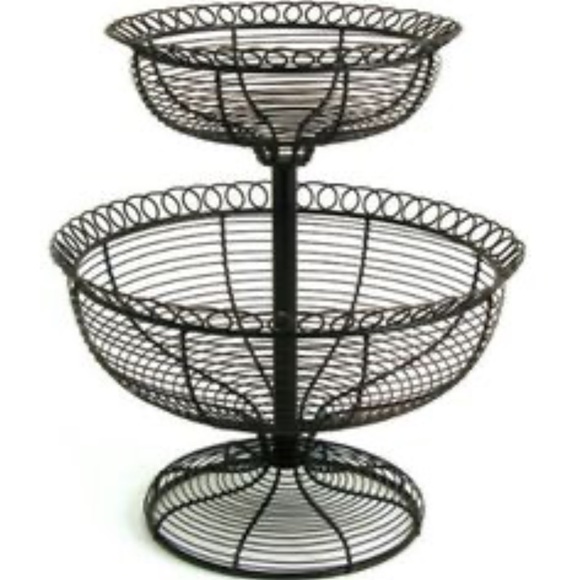 MESA 2 TIER FRENCH LOOP BASKET - Picture 1 of 8